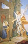 Giovanni Battista Tiepolo Sarah and the Archangel (mk08) oil painting picture wholesale